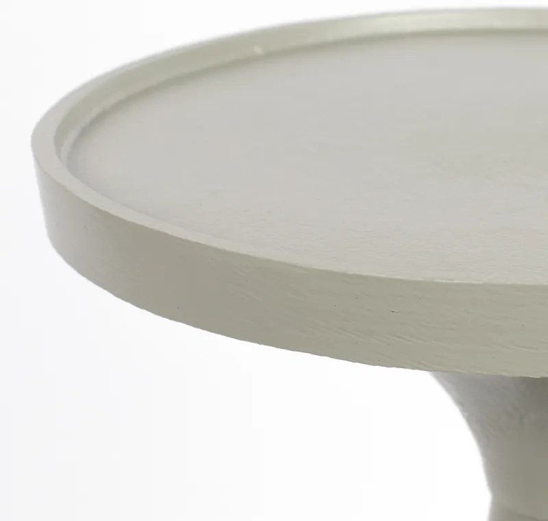 Zuiver Floss Ronde Bijzettafel Grijs - 28 X 28cm.