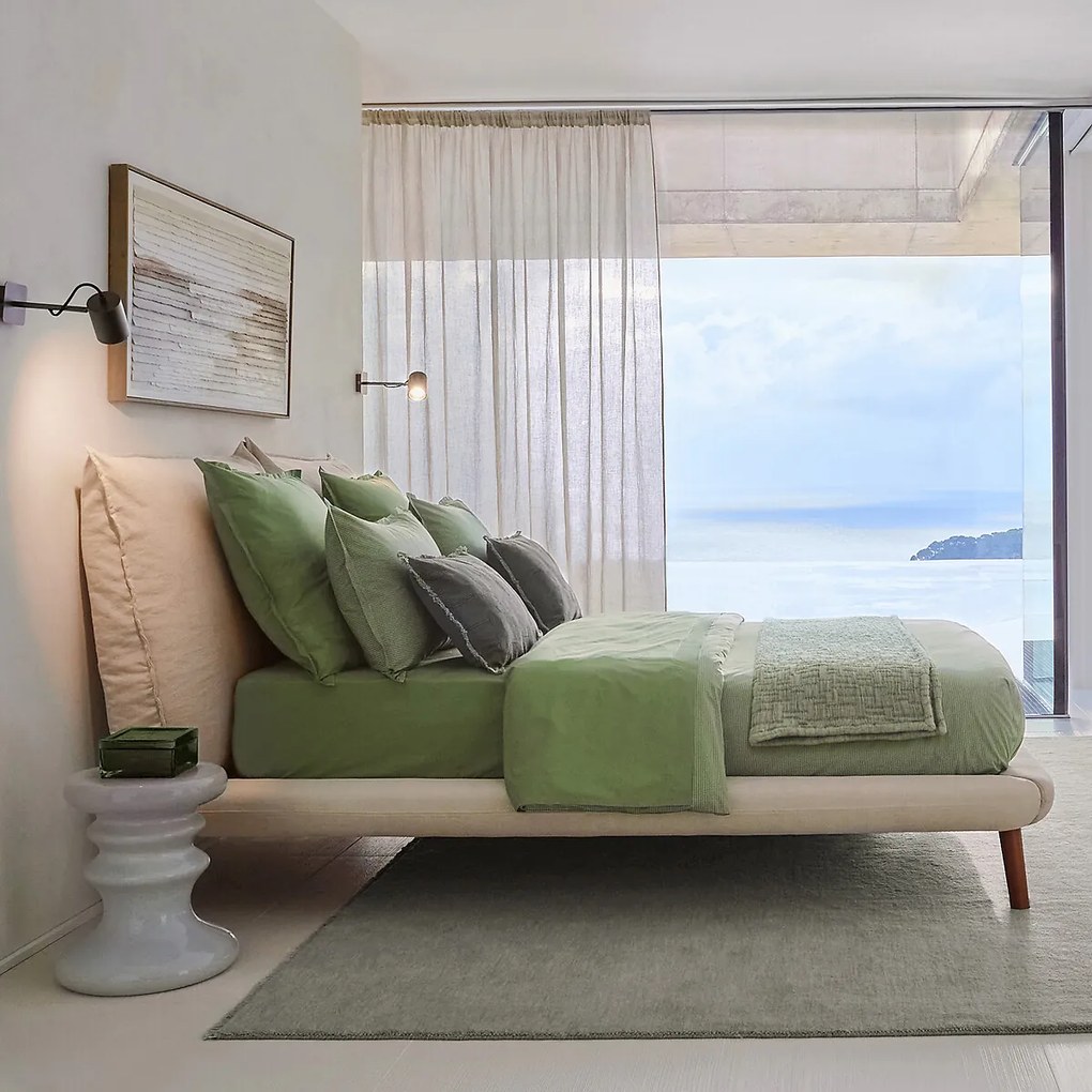 Dekbedovertrek in gewassen perkal katoen, Sabbal