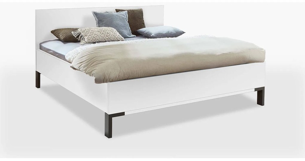 Goossens Bedframe Hertog, 180 x 210 cm hoog hoofdbord 97 cm