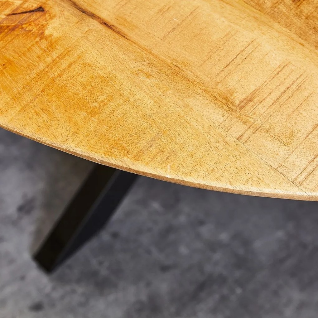 Starfurn Arlington Ronde Eettafel Mangohout 120 Cm - 120 X 120cm.