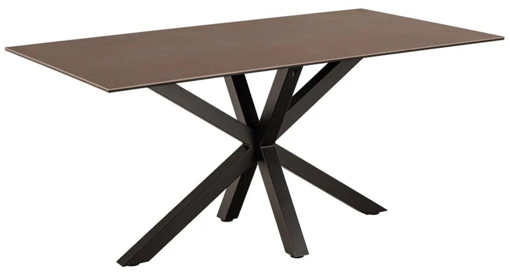 Keramische Eettafel Bruin 160x90 Cm - 160 X 90cm.