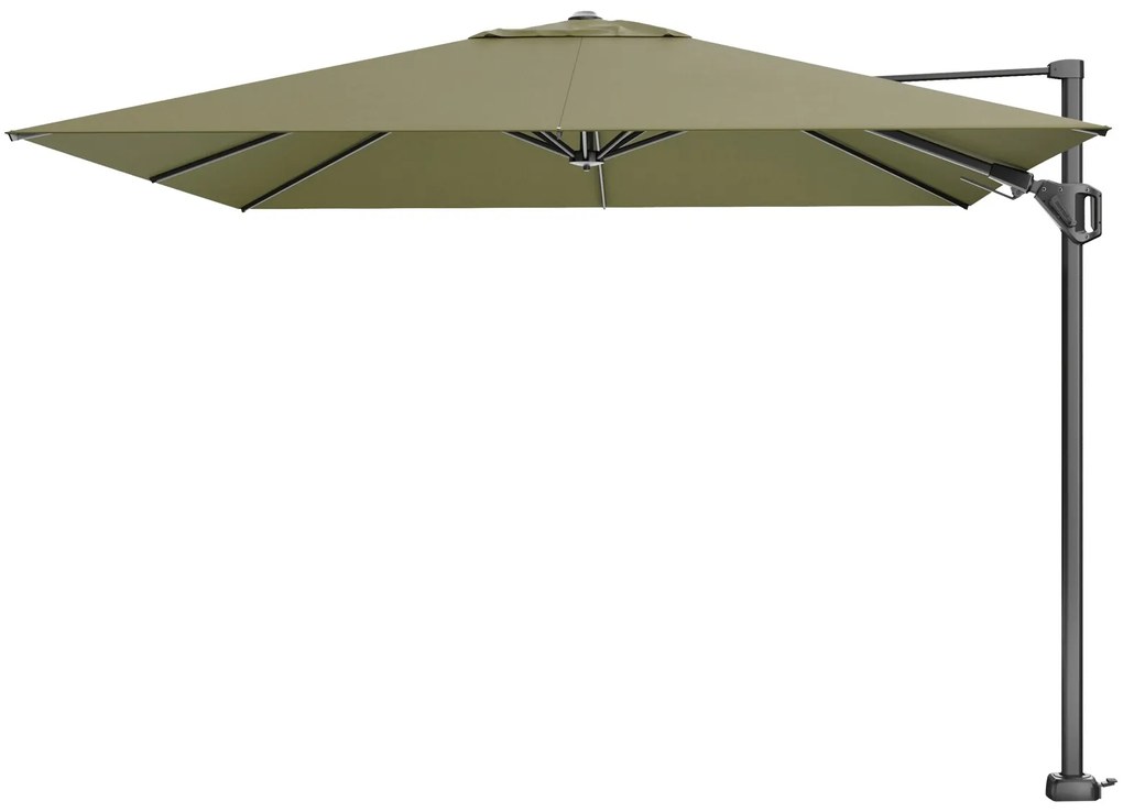 Platinum Challenger Zweefparasol T2 premium - 3x3 m. Lush Green