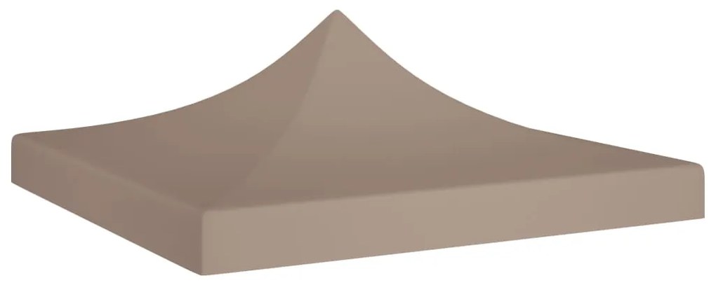 vidaXL Partytentdak 270 g/m² 2x2 m taupe
