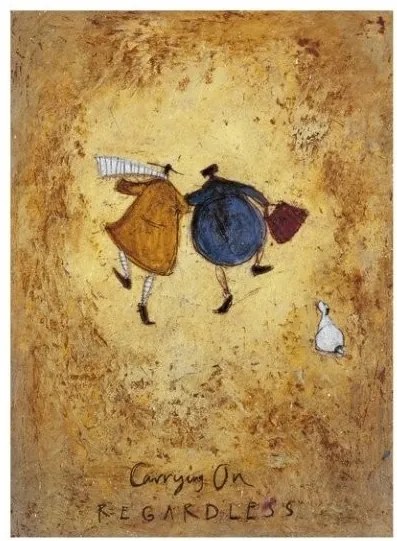 Kunstdruk Sam Toft - Carrying on Regardless