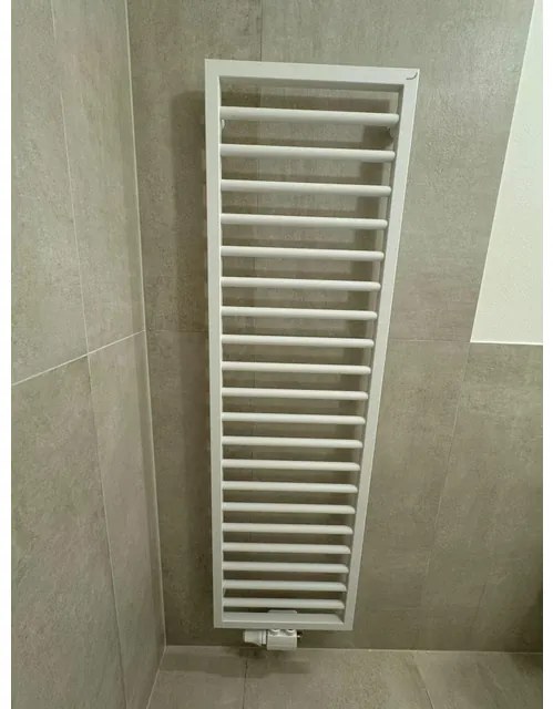 Zehnder Subway handdoekradiator 183.7x60cm 898watt Staal Wit glans SUB-180-060