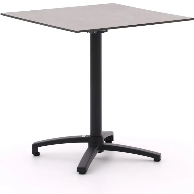 Inklapbare tafel Bellagio  | Vierkant  | Tuintafel Kunststof | 70x70cm | 2 personen | Kees Smit Tuinmeubelen