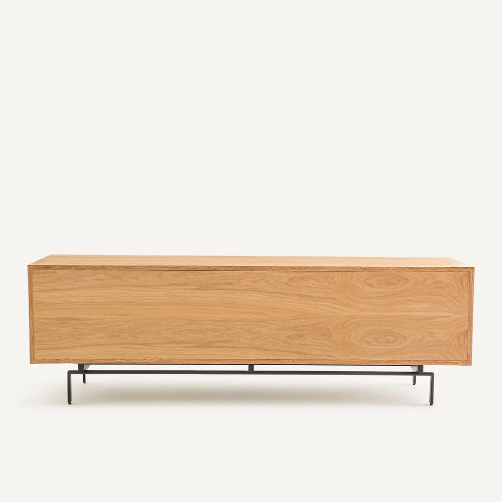 TV-meubel in eikenfineer, Oreko