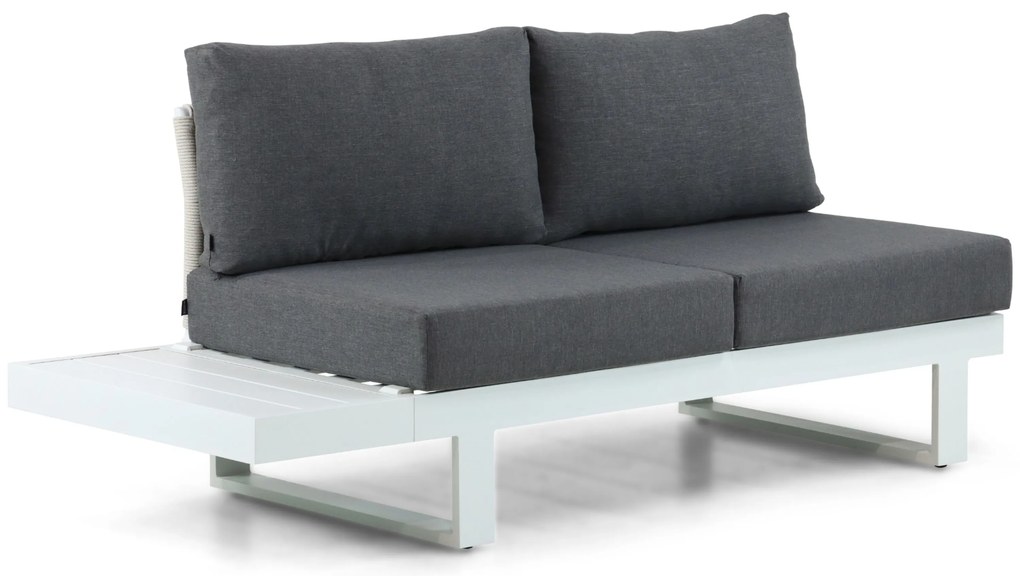 Hoek loungeset 6 personen Aluminium Wit  Lifestyle Garden Furniture Lorenzo