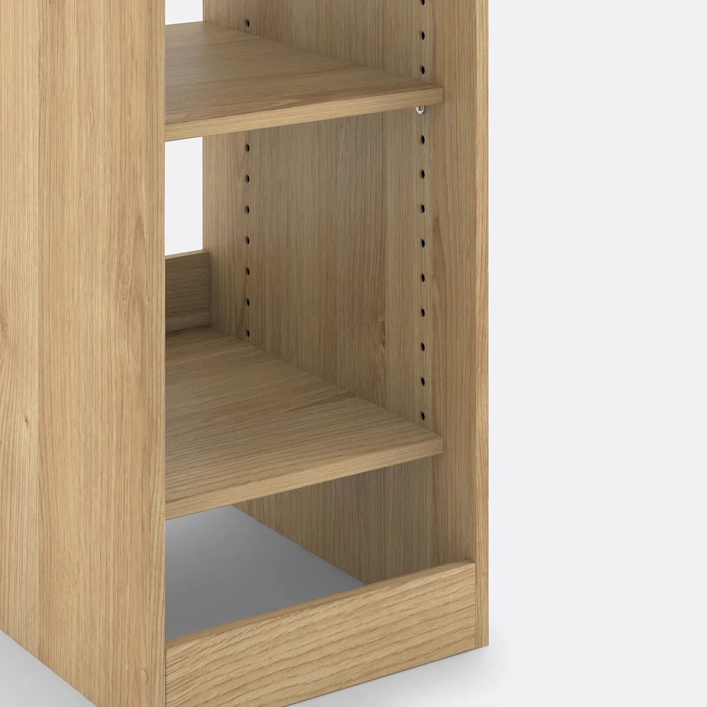 Dressing module, hangkast + 3 legplanken, Build