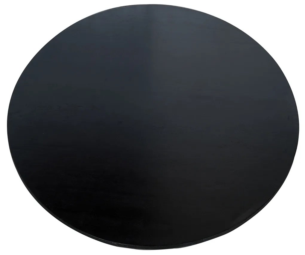Starfurn Ferris Ronde Eettafel Zwart Eiken 150 Cm - 150 X 150cm.