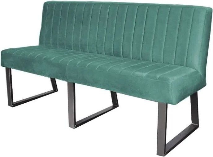 Eetkamerbank - Hengelo - stof Element turquoise 15 - 200 cm