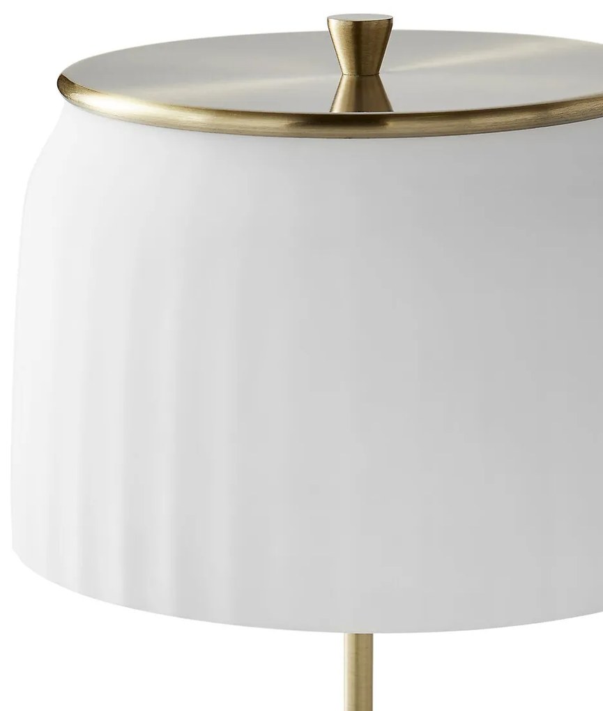 Lamp op voet opaline Canelé