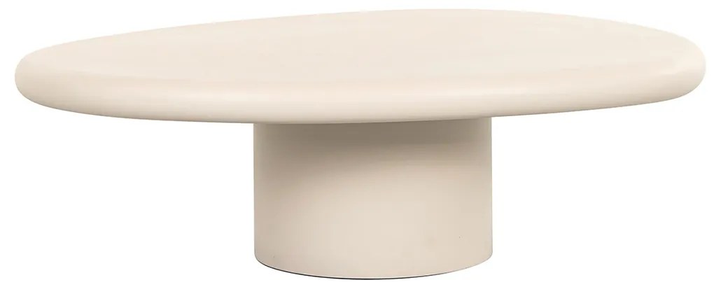 Richmond Interiors Clayton Beige Salontafel Kiezelvorm - 107 X 89cm.