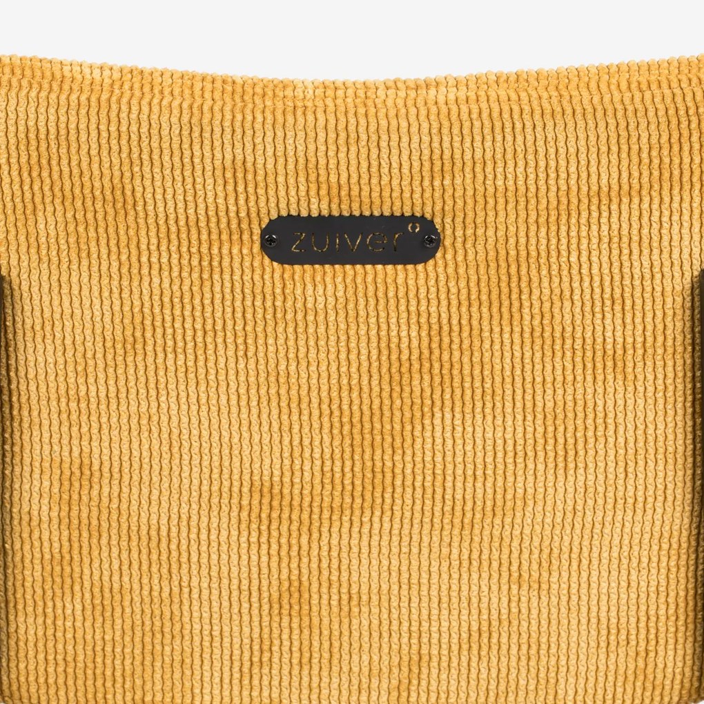 Zuiver Benson Design Eetkamerstoel Okergele Stof