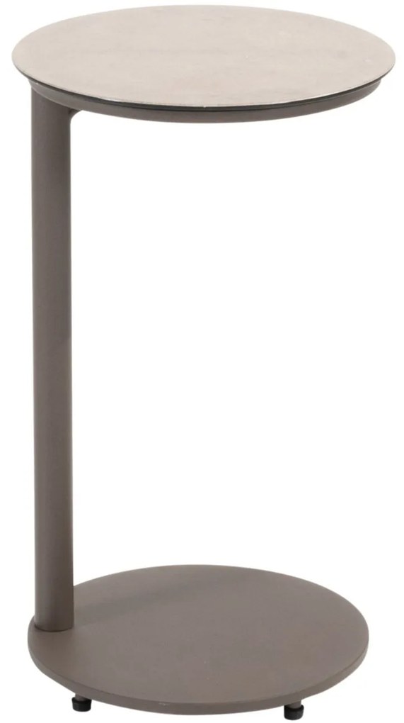 Vic bijzettafel 30xH50 cm printed ceramic terre Taste 4SO