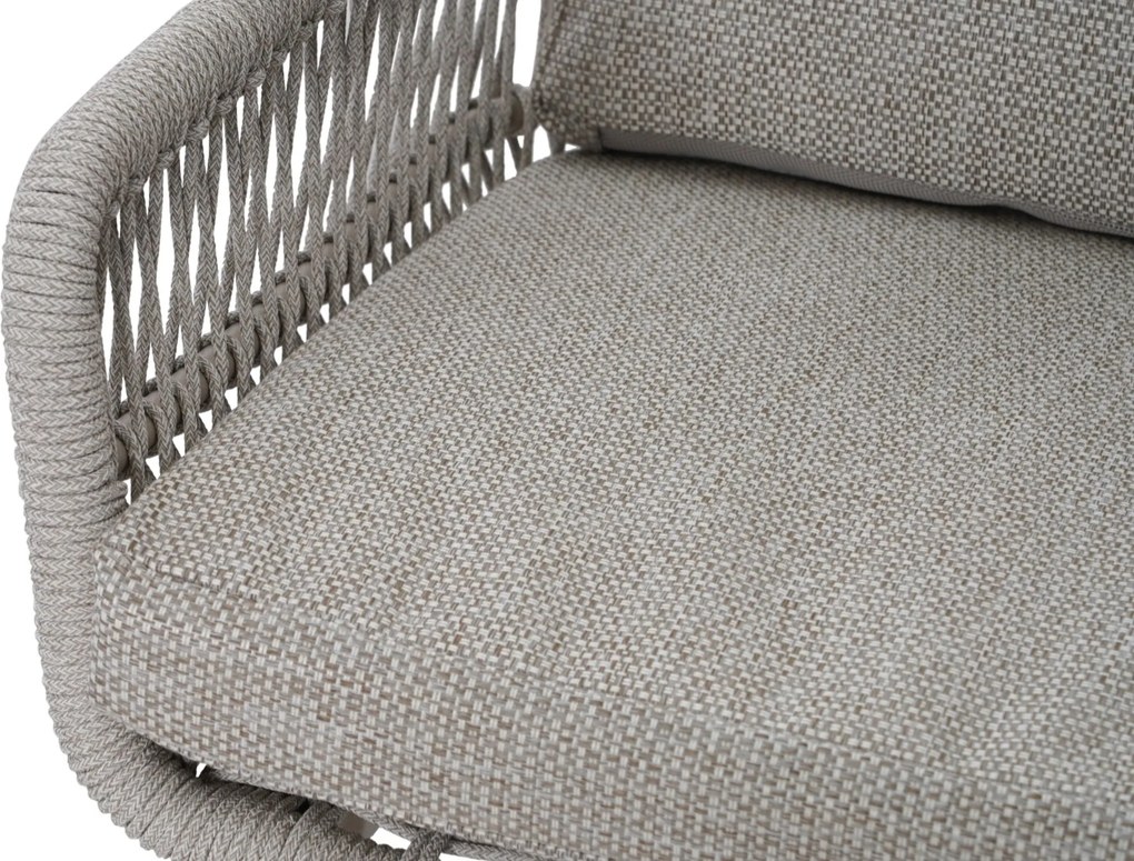 Barset 4 personen 150 cm Rope Zand/Beige Lifestyle Garden Furniture Vicente/Tavano
