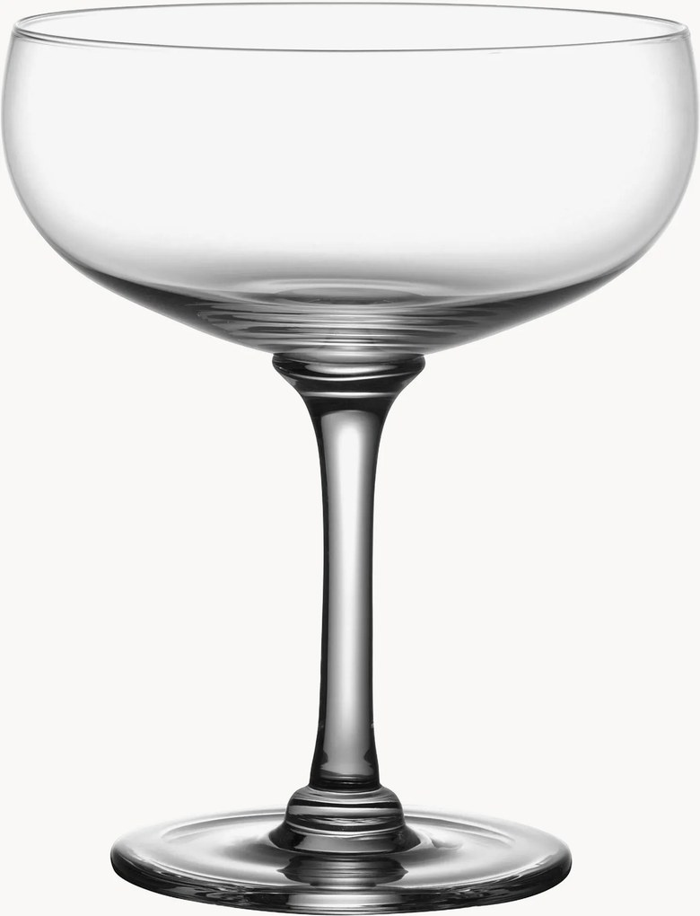 Mondgeblazen kristallen cocktailglazen Classic, 4-delig