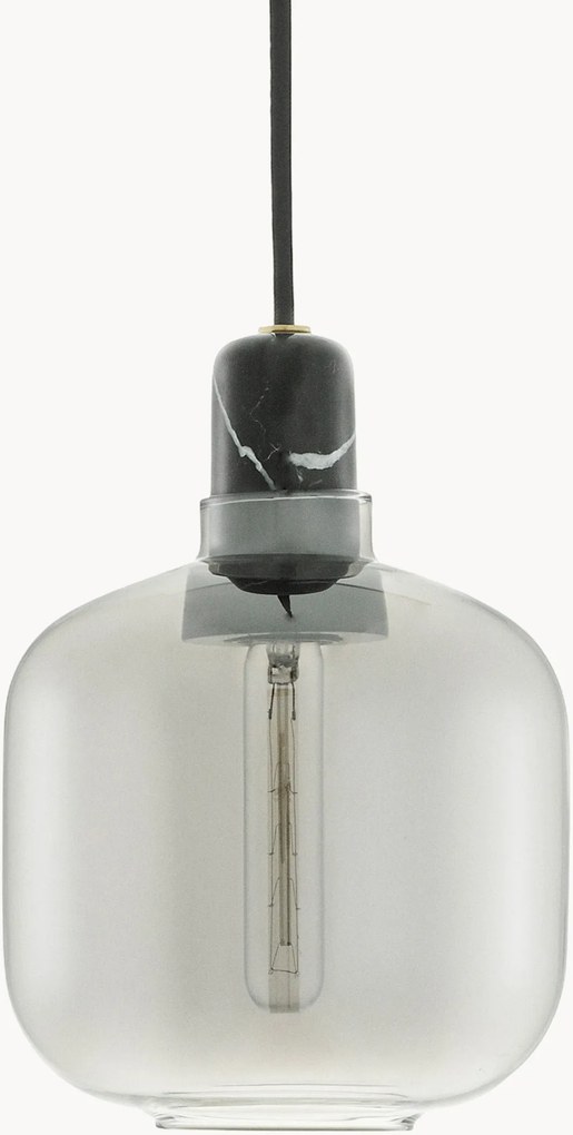Kleine marmeren hanglamp Amp