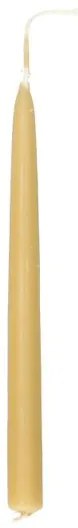 Kaarsjes smal, zachtgeel, 17 cm, 10 stuks