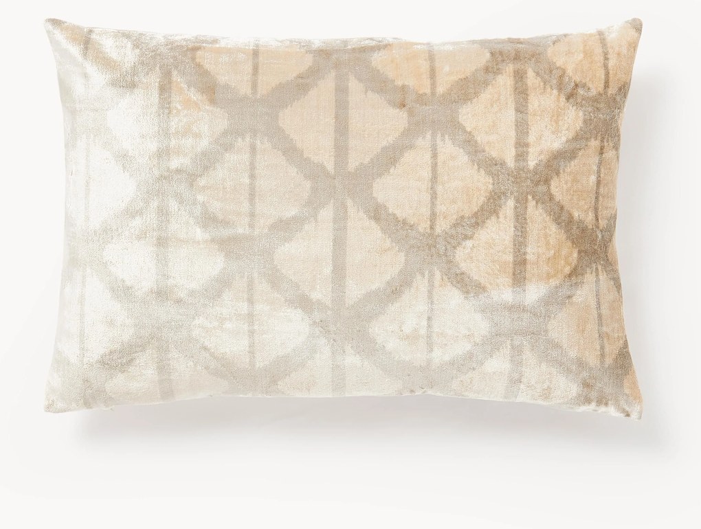 Viscose kussenhoes Drew met ingeweven jacquard patroon