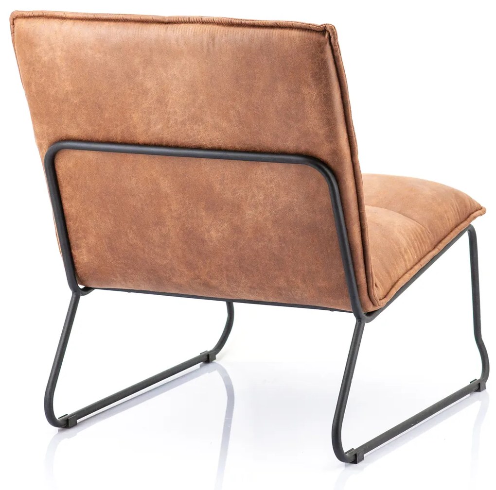 Eleonora Ruby Industriële Design Fauteuil Cognac