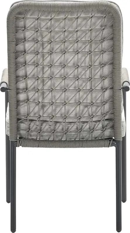 Garden Impressions Aleria tuinstoel taupe - 4 stuks