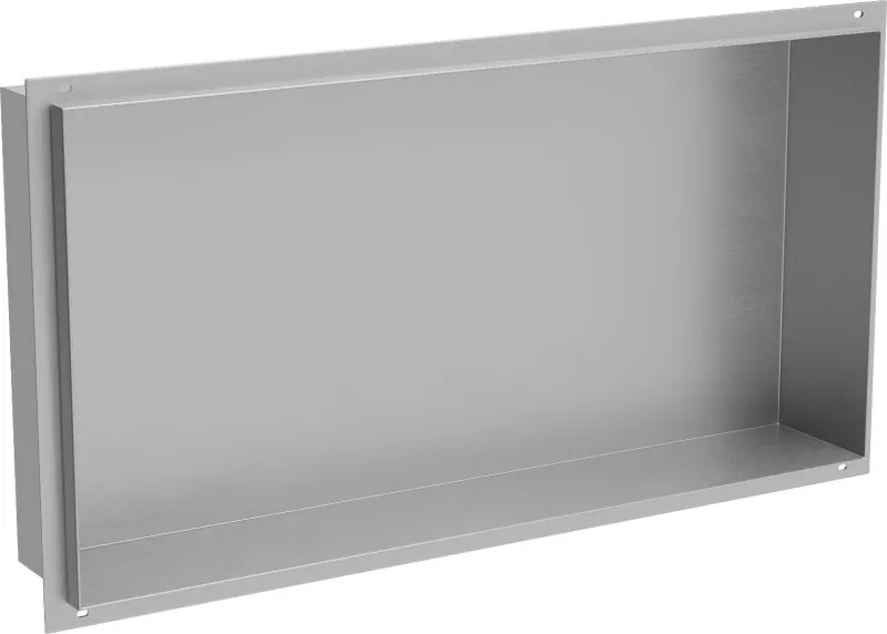 Mexen X-Wall-NR niche plank zonder flens 60 x 30 cm, inox - 1911603010