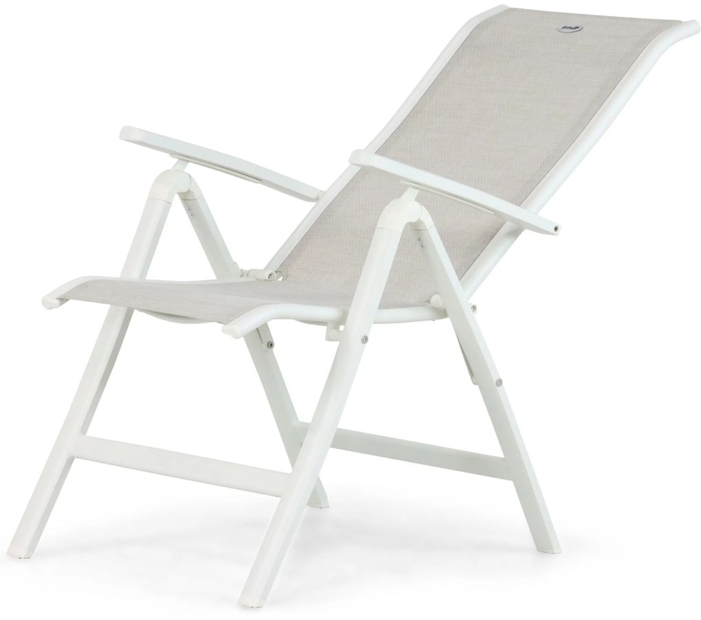 Hartman Alice Comfort Standenstoel Aluminium/textileen Wit
