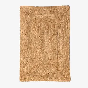 Rechthoekige Deurmat 60x90 Cm Van Natuurlijk Jute Airo Yute - Sklum