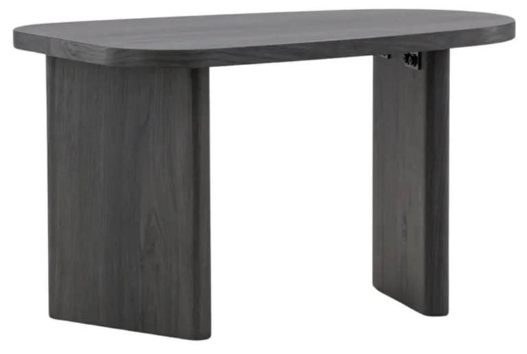 Organische Bijzettafel Zwart - 45 X 70cm.