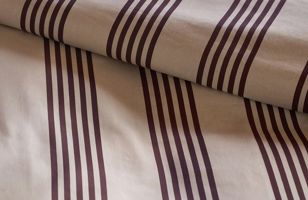 vtwonen Pure Stripe Dekbedovertrek Naturel – Bij Swiss Sense