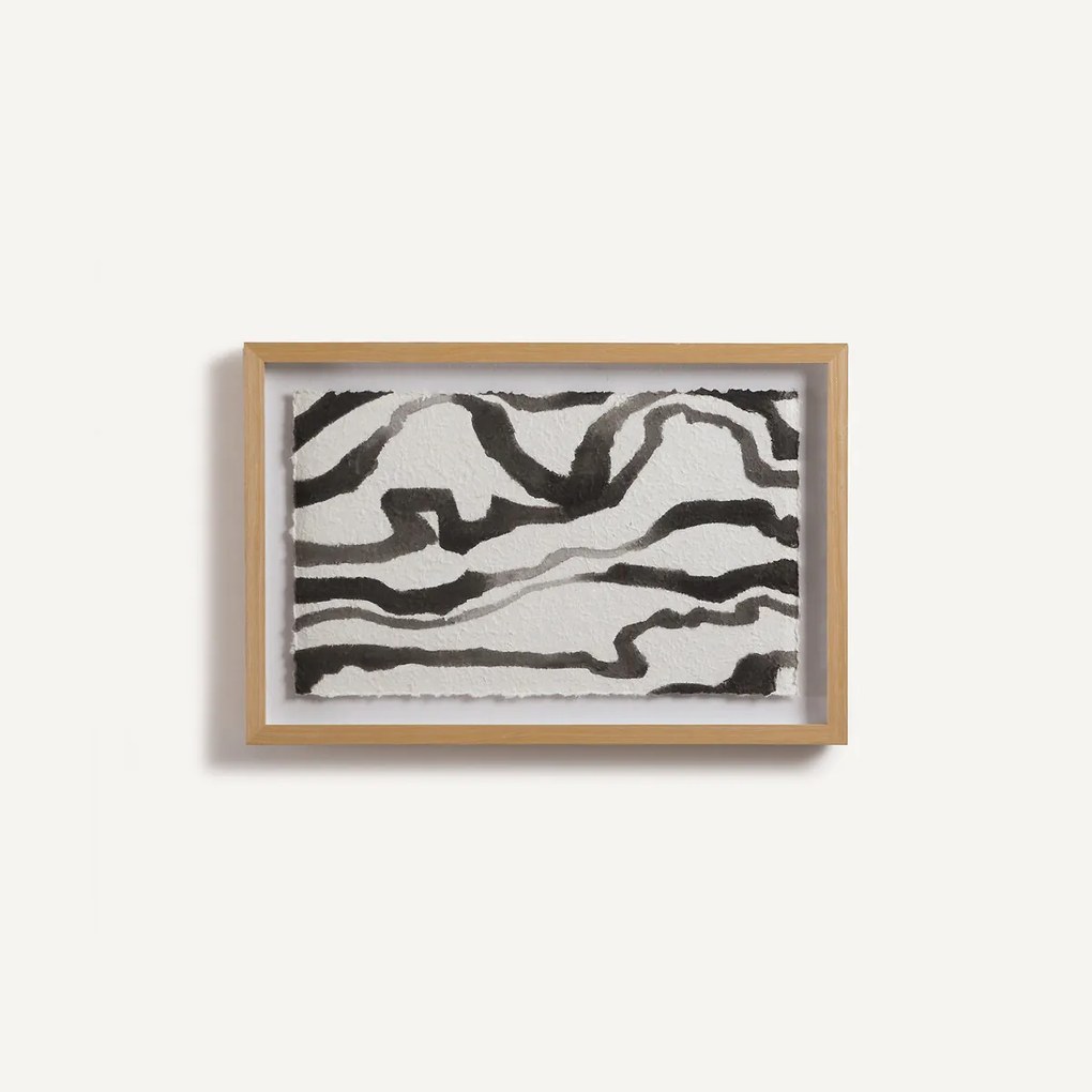 Handgeschilderd schilderij op rijstpapier, ONDE