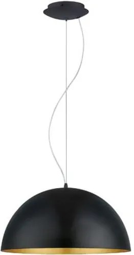 Hanglamp Gaetano 1 zwart 60W