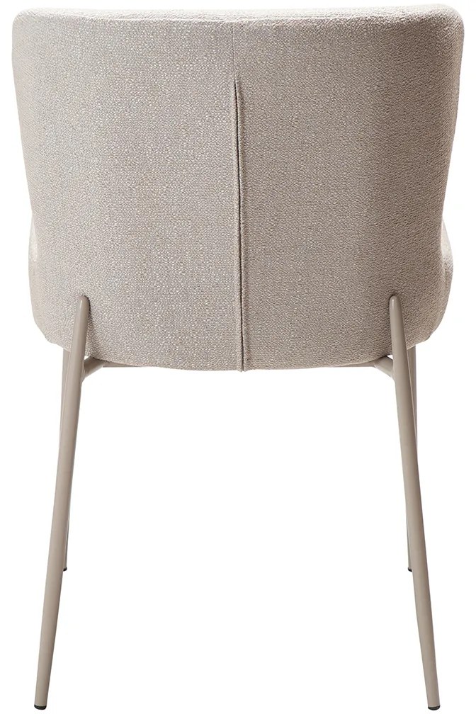 Dan-Form Glam Luxe Eetkamerstoel Boucle Cashmere Ton-sur-ton