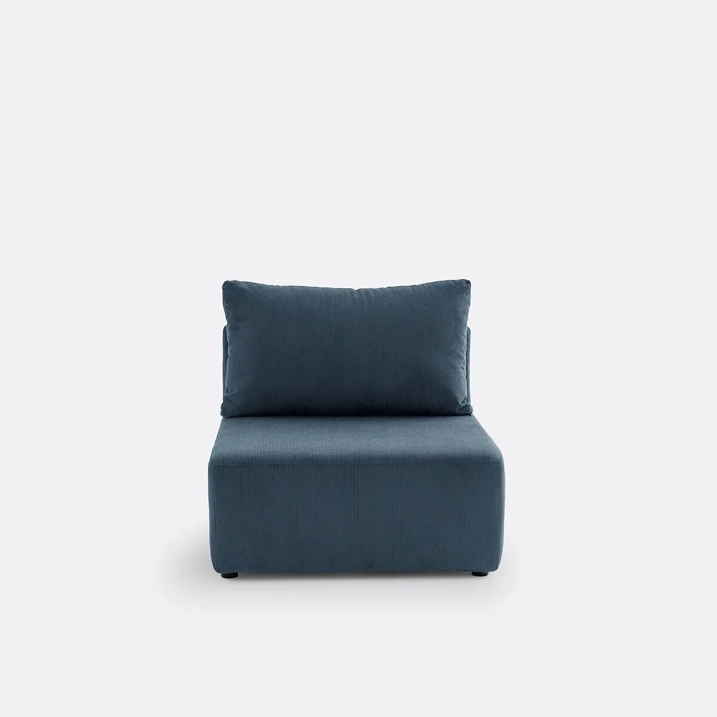 Modulaire bank geribd fluweel, Monica