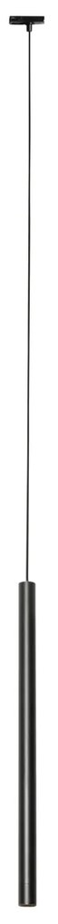 Modern railsysteem met 5 hanglampen zwart 1-fase - Iconic Frini Modern G9 Binnenverlichting Lamp