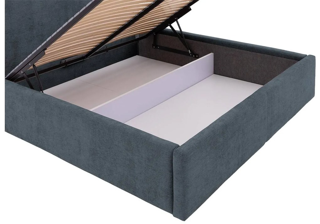 Goossens Bedframe Mysen Storage, 140 x 200 cm met storage, met 2x lattenbodem