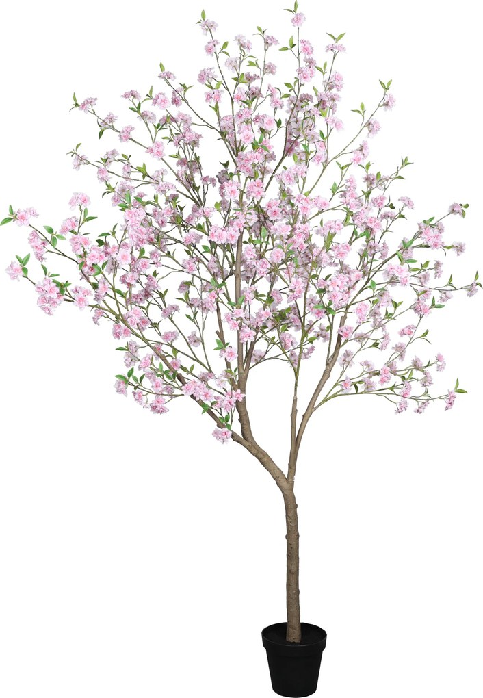 Kunstboom kersenbloesem roze  250 cm hoog