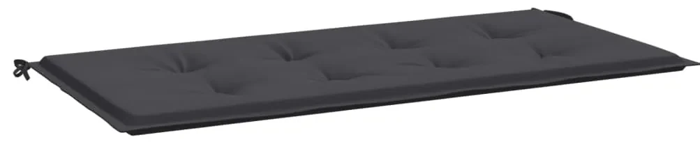 vidaXL Tuinbankkussen 100x50x3 cm zwart