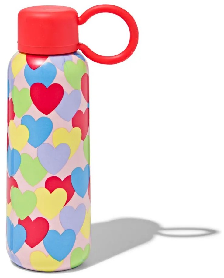 HEMA Waterfles Rvs Hartjes 300ml