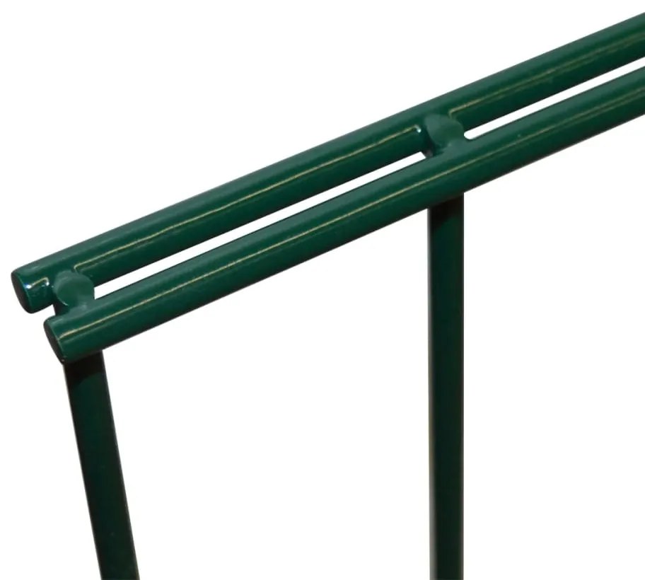 vidaXL Dubbelstaafmatten 2,008x2,23 m 12 m (totale lengte) groen