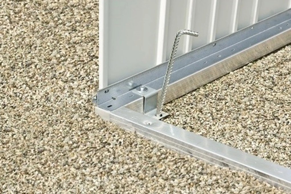 Biohort metalen tuinkast 155x83 cm. met bodemprofiel - Donkergrijs Metallic