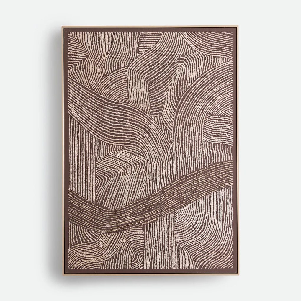 3D-geprint schilderij, breedte 85 x hoogte 120 cm, DUNA