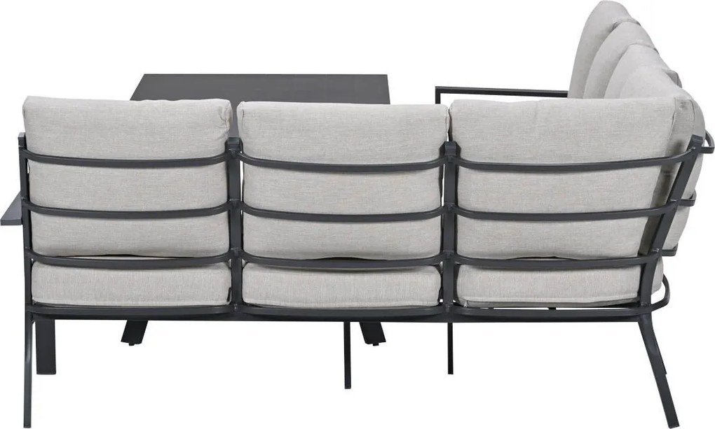 Garden Impressions Senja lounge dining set 3-delig rechts - sandstone