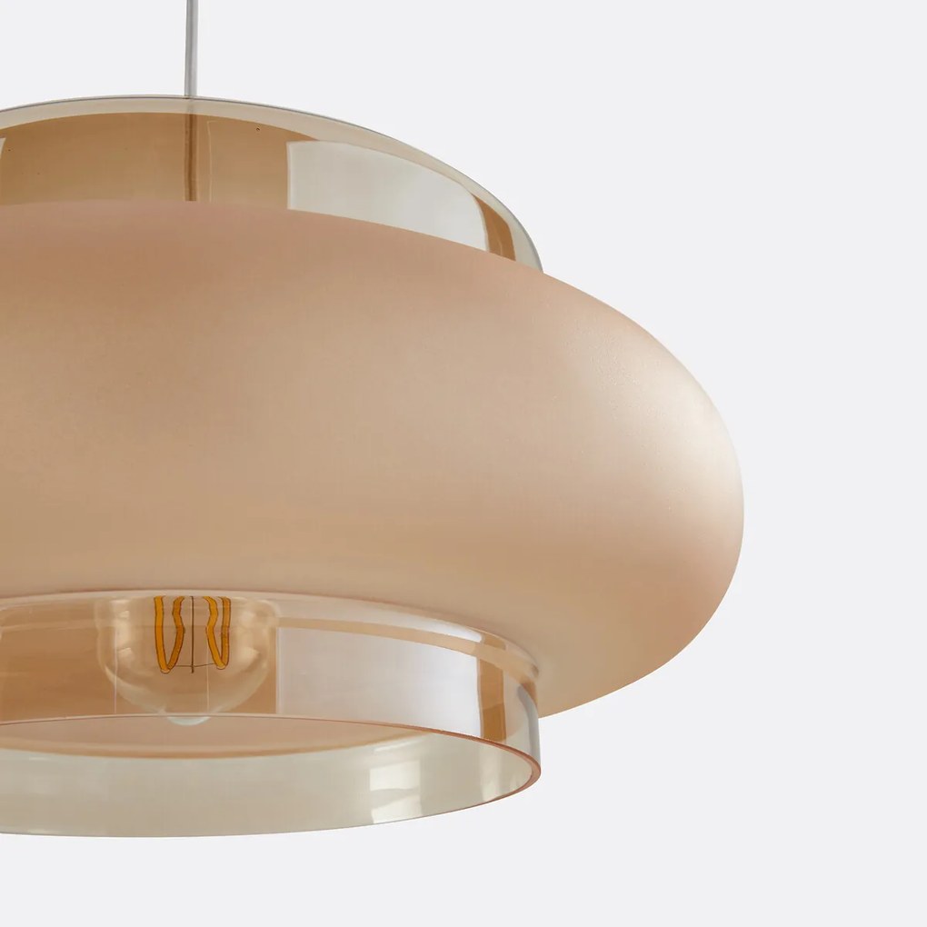 Hanglamp in gekleurd glasØ40 cm, Triana