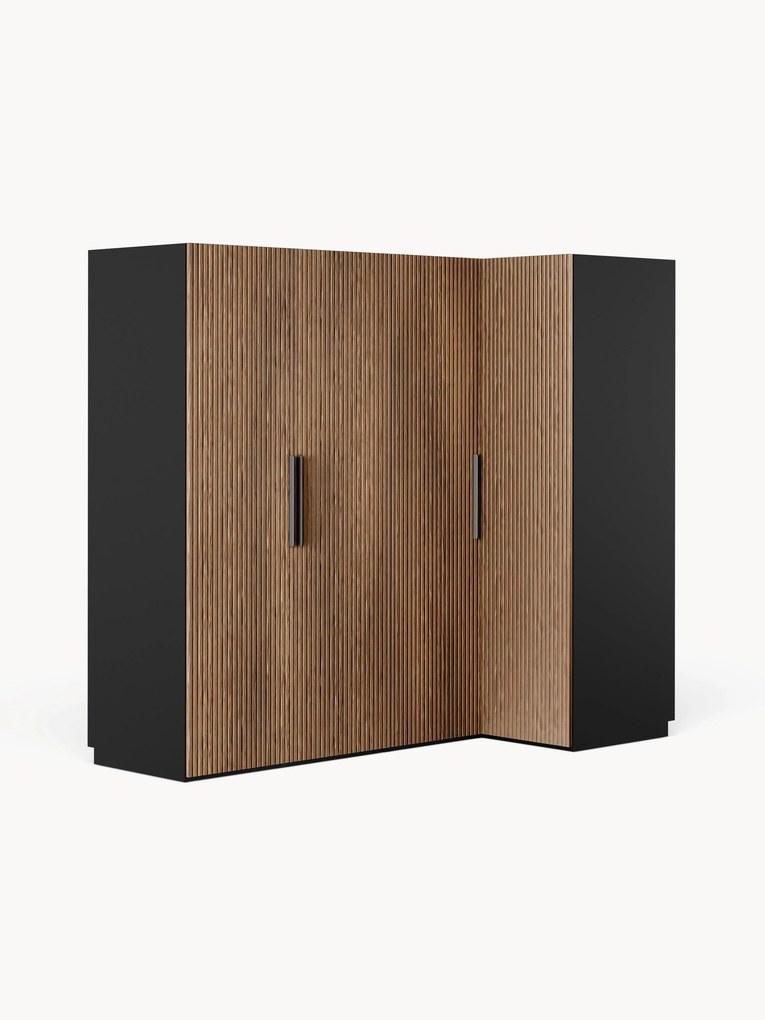 Modulaire hoekkast Simone, 215 cm breed, in verschillende formaten