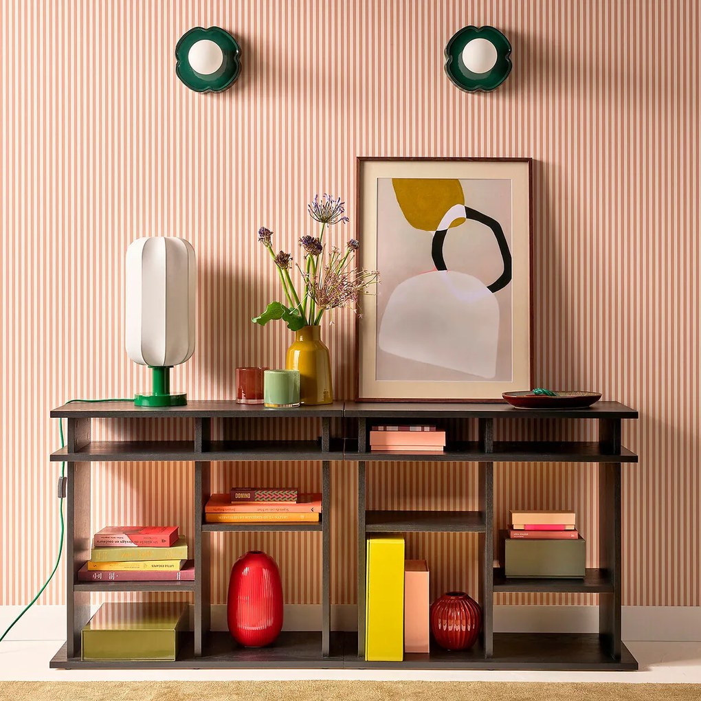 Vaas van keramiek, hoogte 26 cm, Estria