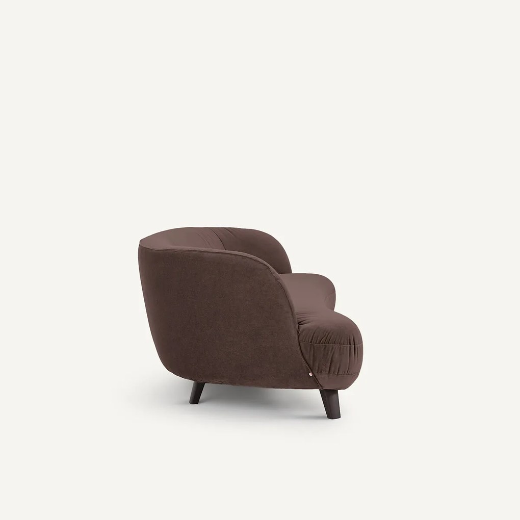 3-zits bank in linnen fluweel, Rosebury, ontwerp Emmanuel Gallina