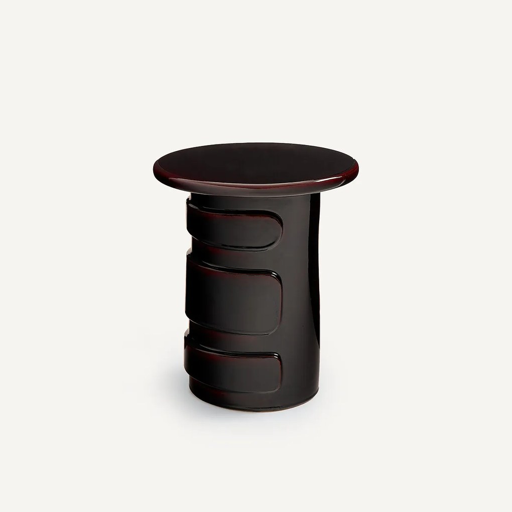 Bijzettafel van geglazuurd keramiek, TORRES