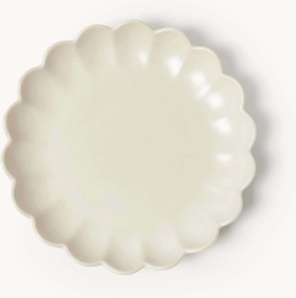 Ontbijtborden Sabina in bloemvorm, 4-delig